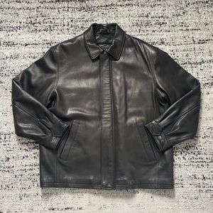 Joseph A. Bank Leather Jacket